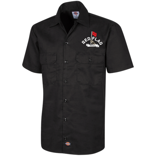 "Skelley" Dickies Button up work shirt